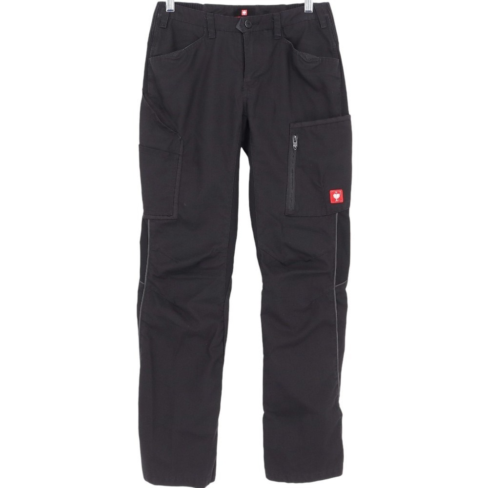 Engelbert Strauss Cargo Women's Durable Work Trousers Size US 2L Black Utility